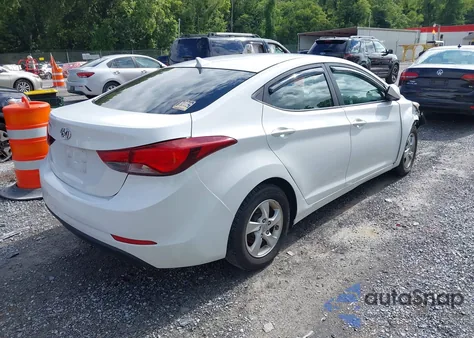 2015 Hyundai Elantra Se из США, поврежденный, VIN 5NPDH4AE8FH567886